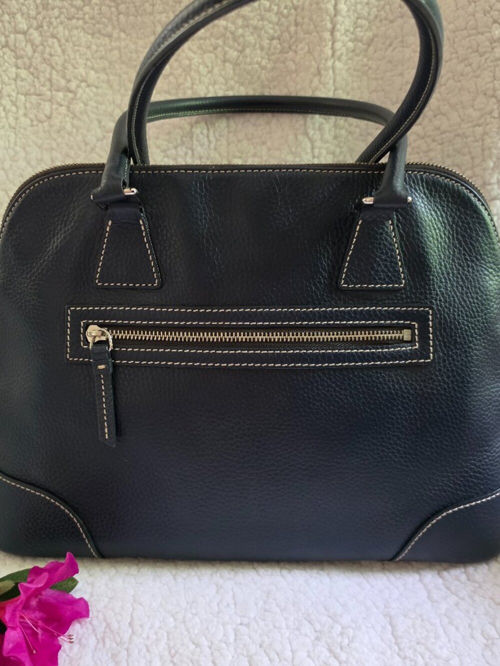 Dooney & Bourke Pebble Grain Domed Satchel - Picture 2 of 11